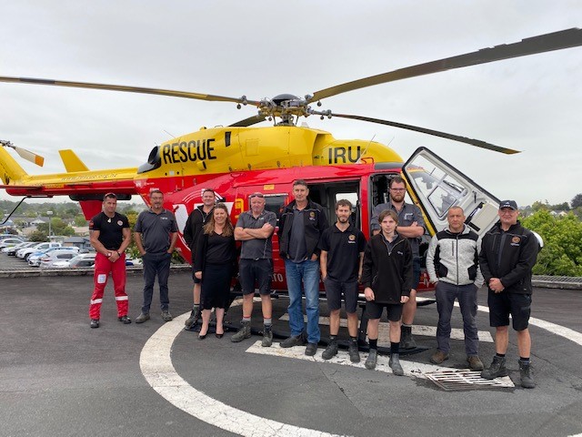 Lifting our H&S game with the Waikato Westpac Rescue Helicopter 2 Lightwire and Waikato Rescue Helicopters