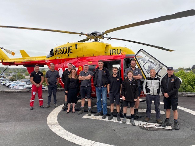 Lightwire and Waikato Rescue Helicopters