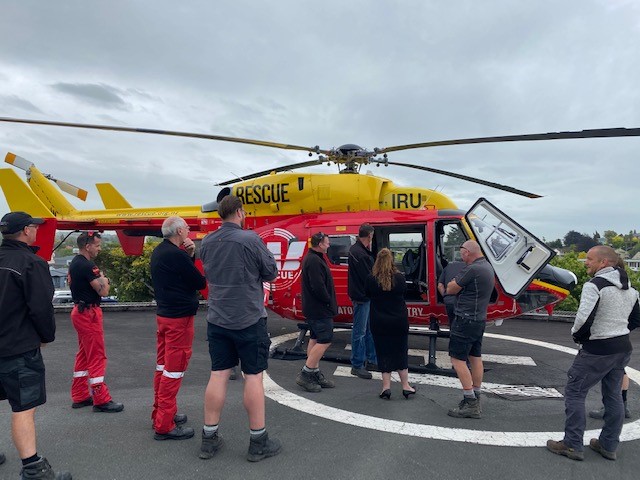 Lifting our H&S game with the Waikato Westpac Rescue Helicopter 1 Lightwire Safety Training Session